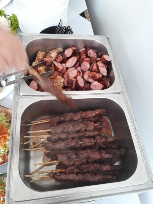 Buffet de Churrasco a Domicilio Preço Praça Da Árvore - Buffet de Churrasco para 100 Pessoas