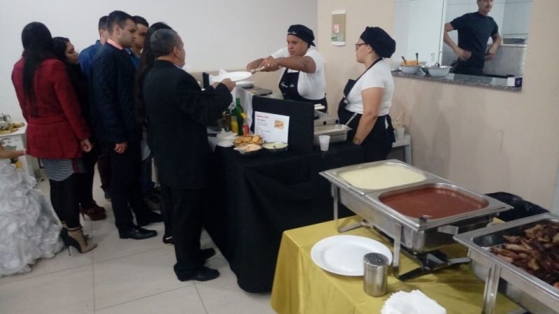 Buffets de Crepe em Domicilio Tatuapé - Buffet de Crepe Casamento