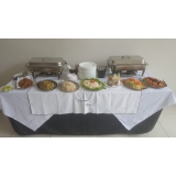 buffet para bodas de ouro Vila Romana